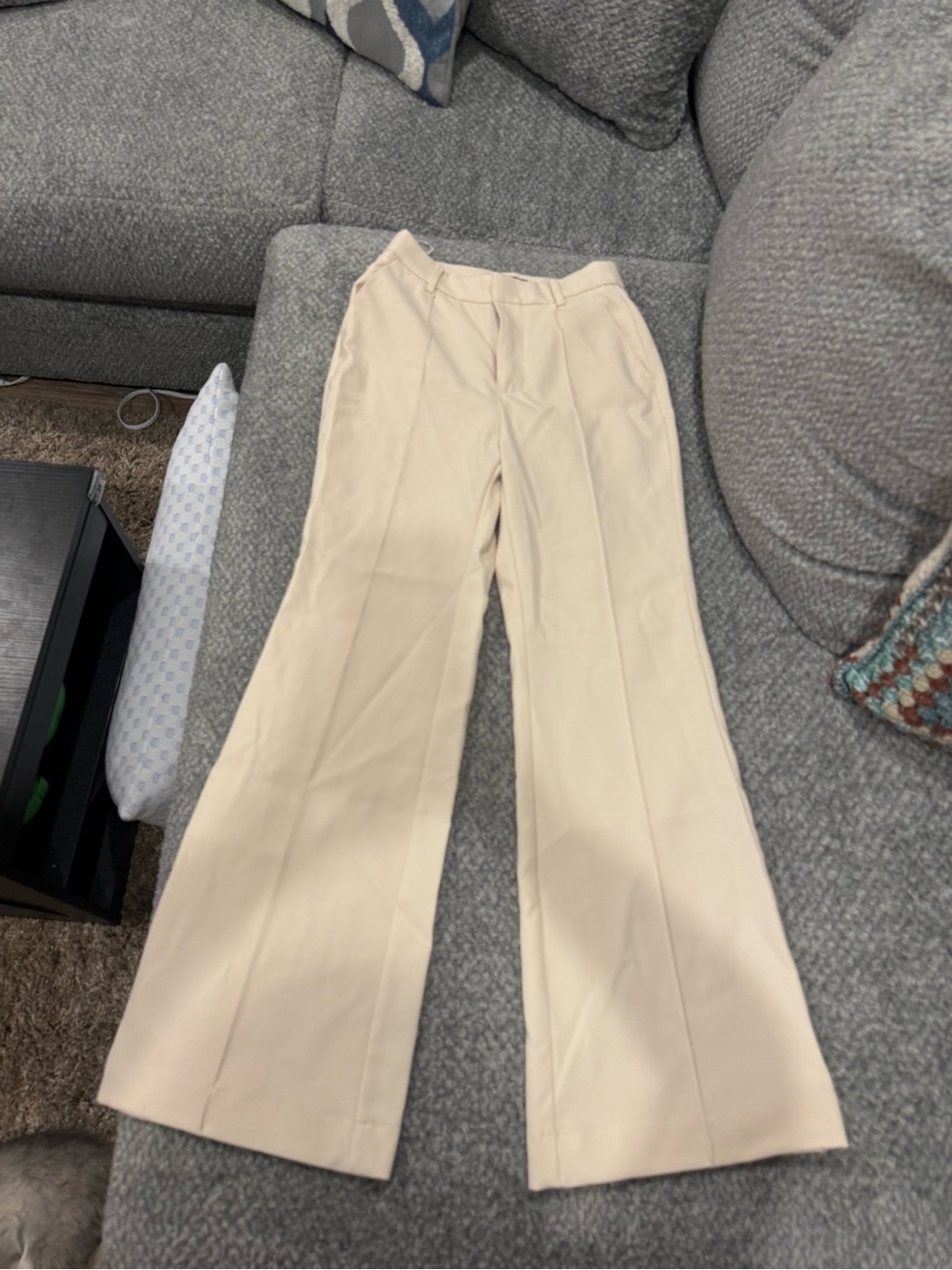 Cream Wide-Leg Women’s Dress Pants NWOT